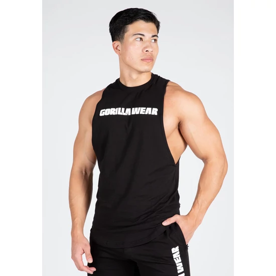 Gorilla Wear Milo Drop Armhole Tank Top (fekete)