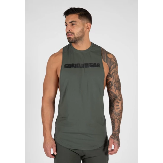 Gorilla Wear Milo Drop Armhole Tank Top (zöld)
