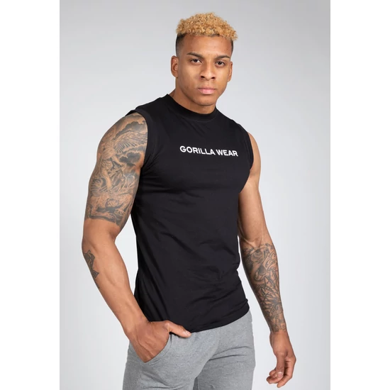 Gorilla Wear Sorrento Sleeveless T-shirt (fekete)