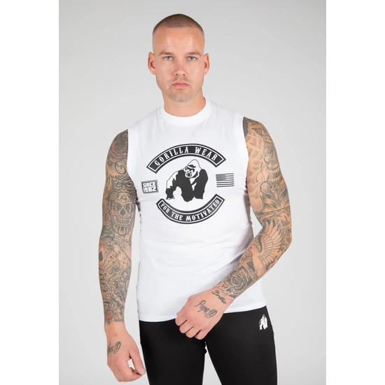Gorilla Wear Tulsa Tank Top (fehér)