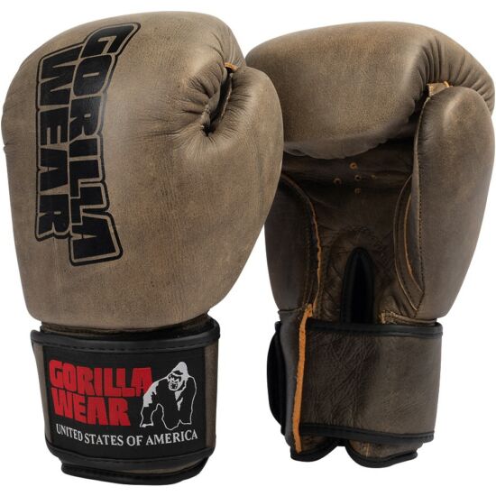 Gorilla Wear Yeso Boxing Gloves (vintage barna)