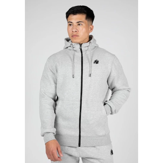 Gorilla Wear Kennewick Zipped Hoodie (szürke)