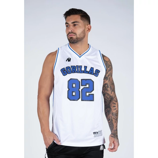 Gorilla Wear San Mateo Jersey Tank Top (fehér/kék)