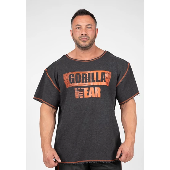 Gorilla Wear Wallace Workout Top (szürke/narancs)