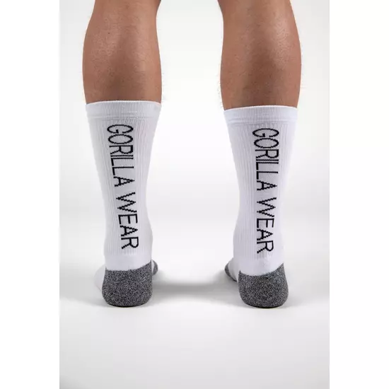 Gorilla Wear Performance Crew Socks zokni (Fehér)