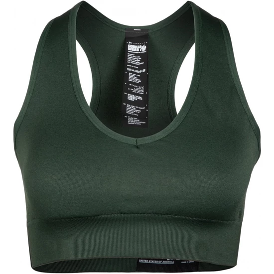 Gorilla Wear Neiro Seemless Sport Bra (army zöld)