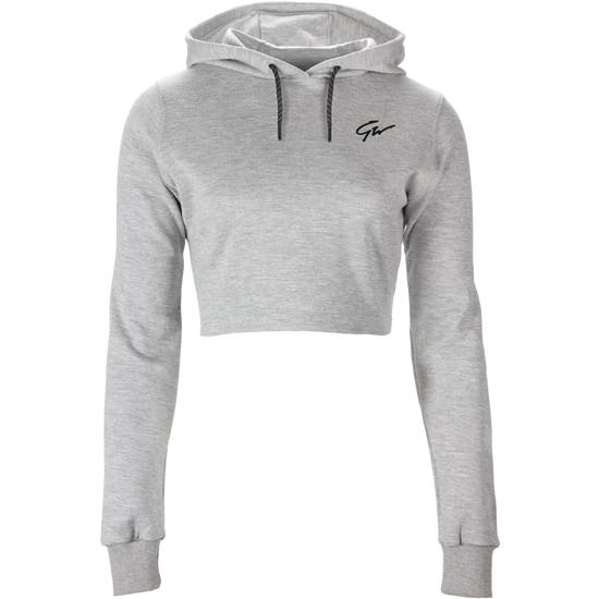 Gorilla Wear Pixley Crop Top Hoodie (szürke)
