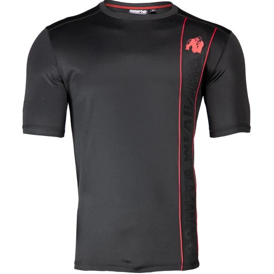 Gorilla Wear Branson T-Shirt (fekete/piros)