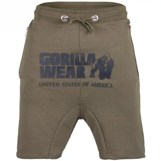 Gorilla Wear Alabama Drop Crotch Shorts (army zöld)
