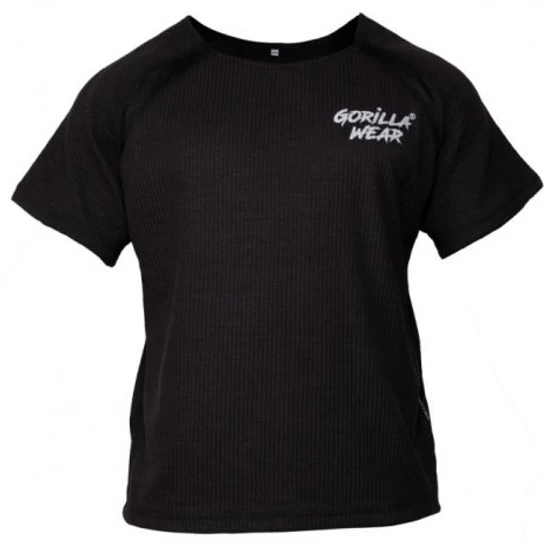 Gorilla Wear Augustine Old School Work Out Top (fekete)