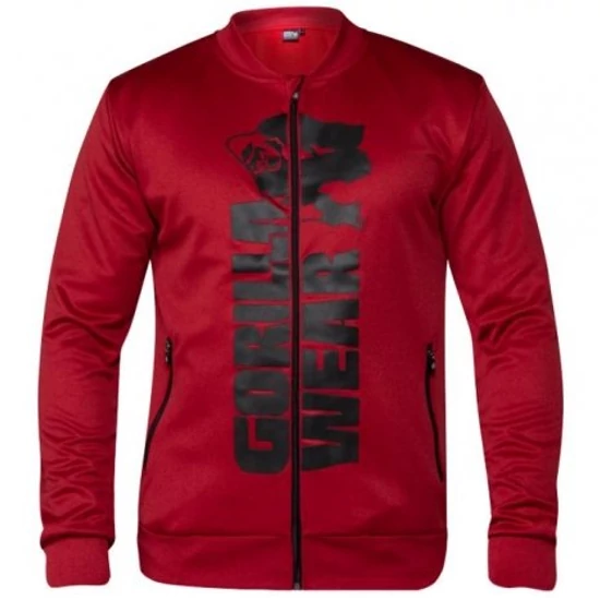 Gorilla Wear Ballinger Track Jacket (piros/fekete)