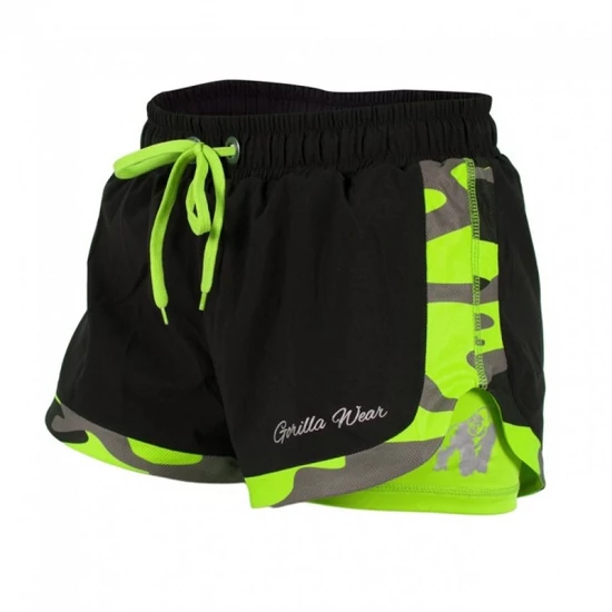 Gorilla Wear Denver Shorts (fekete/lime)