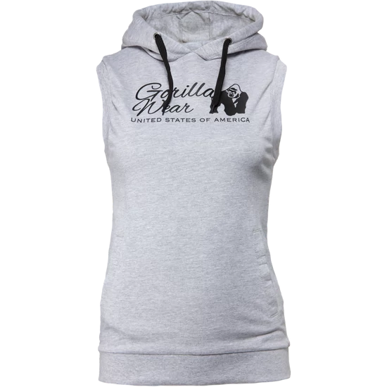 Gorilla Wear Selma Sleeveless Hoodie (szürke)