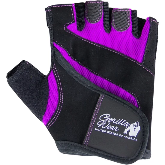 Gorilla Wear Womens Fitness Gloves (fekete/lila)