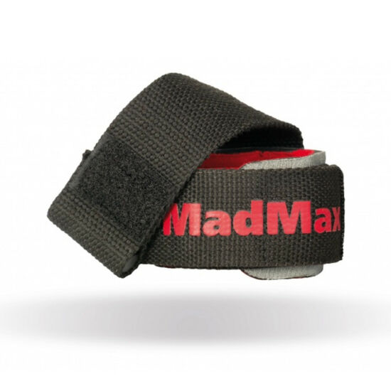 MADMAX PWR Wrist Wraps + Görgős Felhúzó Heveder - fekete