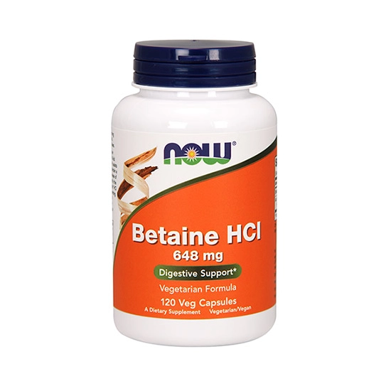 NOW Foods Betaine HCl (120 kapszula)