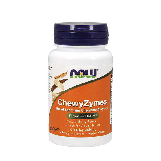 NOW Foods ChewyZymes™ (90 rágótabletta)