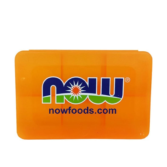 NOW Foods kapszulatartó (narancssárga)