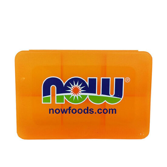 NOW Foods kapszulatartó (narancssárga)