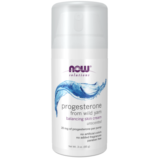 NOW Progesterone from Wild Yam Balancing Skin Cream (85g)