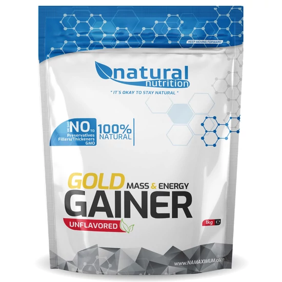 Natural Nutrition Gainer Gold (tömegnövelő) (Natúr) (4kg)