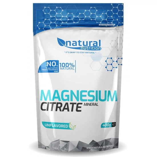 Natural Nutrition Magnesium Citrate (magnézium-citrát) por (400g)