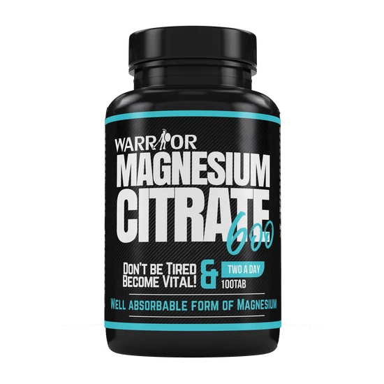 Warrior Magnesium Citrate 600 (magnézium-citrát) (100 tabletta)