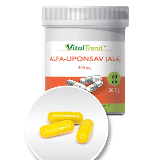 Vital Trend Alfa-liponsav 400mg (60 kapszula)