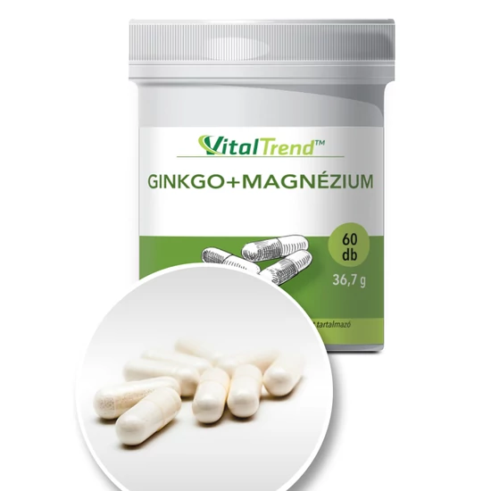 Vital Trend Ginkgo + Magnézium (60 kapszula)