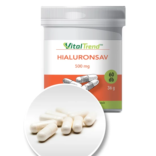 Vital Trend Hialuronsav 500mg (60 kapszula)