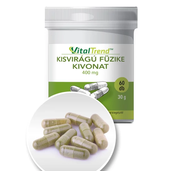 Vital Trend Kisvirágú füzike kivonat 400 mg (60 kapszula)