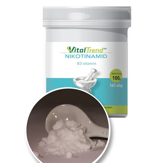 Vital Trend Nikotinamid (B3-vitamin) 400 mg (60 kapszula)