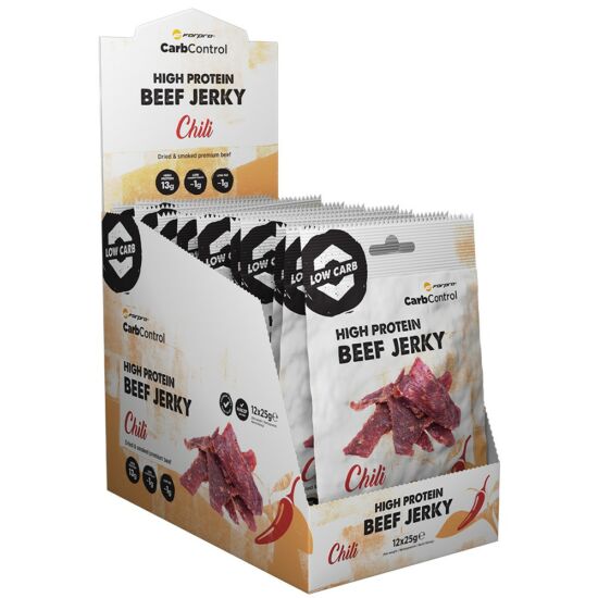 ForPro High Protein Beef Jerky - Chili (12 x 25g)