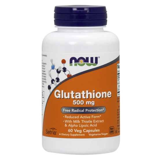 NOW Foods Glutathione 500mg (60 kapszula)