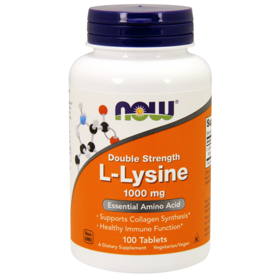 NOW Foods L-lysine (L-lizin) 1000mg (100 tabletta)