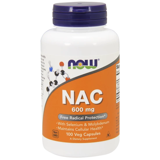 NOW Foods NAC 600mg (100 kapszula)