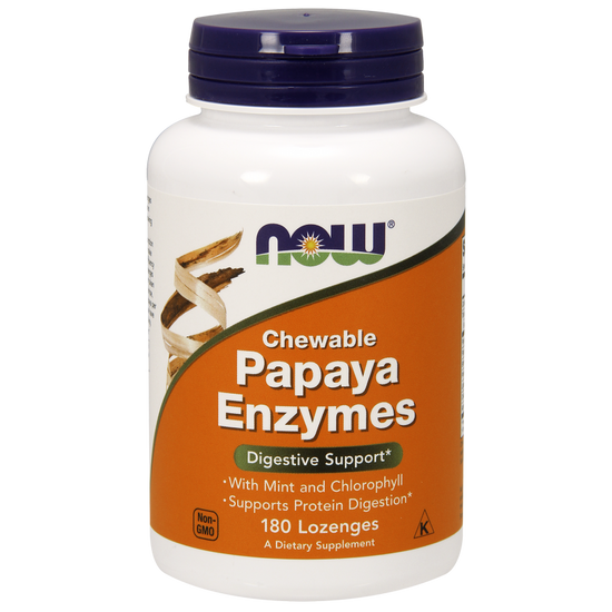 NOW Foods Papaya Enzymes Chewable (360 rágótabletta)