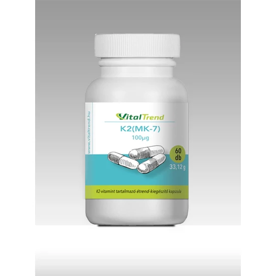 Vital Trend K2-vitamin (MK-7) vega (60 kapszula)