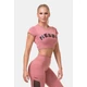 NEBBIA Sporty HERO Rövidújjú Crop top 584 (Old Rose)