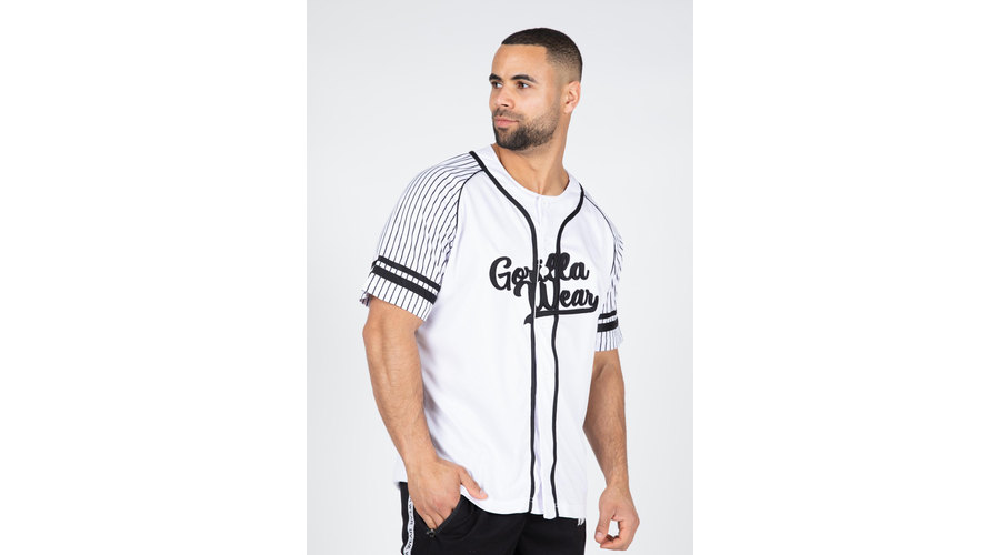 Gorilla Wear 82 Baseball Jersey (fehér)