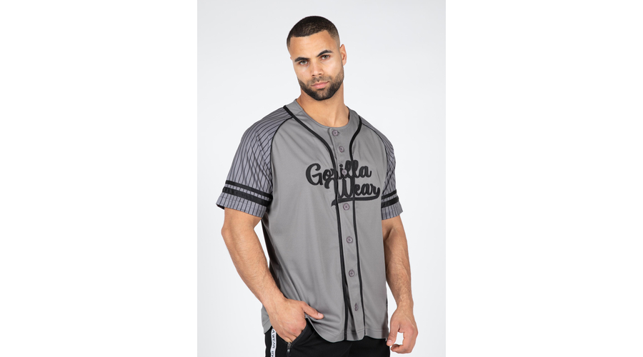 Gorilla Wear 82 Baseball Jersey (szürke)