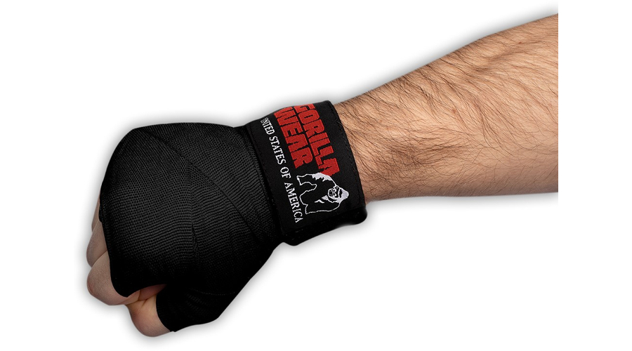Gorilla Wear Boxing Hand Wraps (fekete)