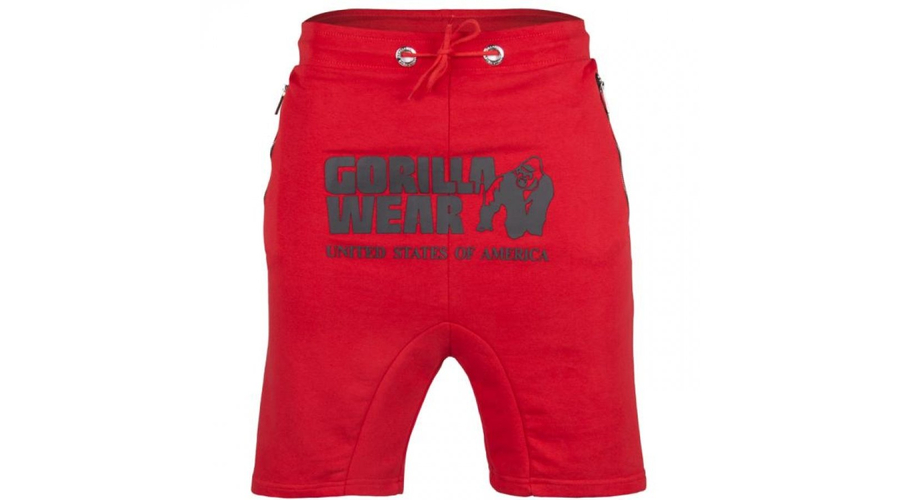Gorilla Wear Alabama Drop Crotch Shorts (piros)