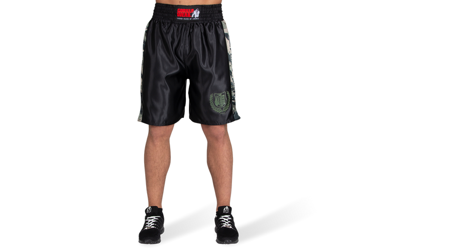 Gorilla Wear Vaiden Boxing Shorts (fekete/szürke/terepminás)