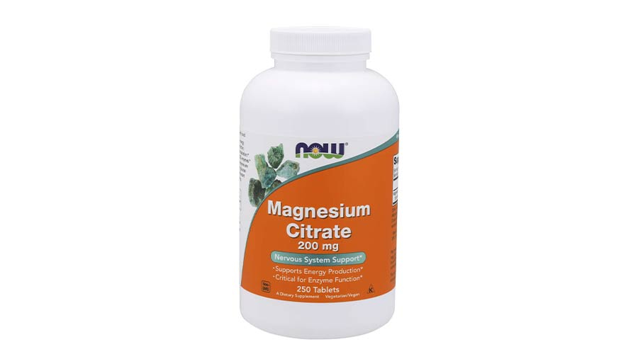 NOW Foods Magnesium Citrate 200mg (250 tabletta)