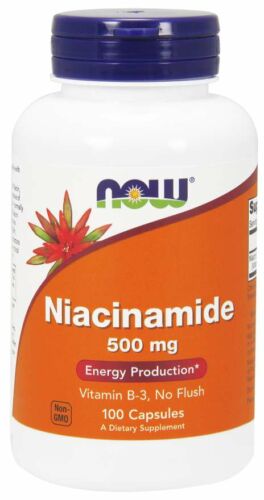 NOW Foods Niacinamide 500mg (100 kapszula)