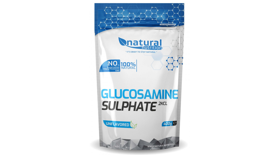 Natural Nutrition Glucosamine Sulphate 2KCL (Glükozamin-szulfát) (400g)