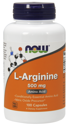 NOW Foods L-arginine 500mg (100 kapszula)