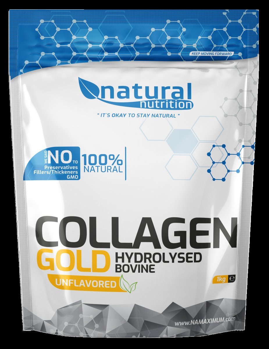 Natural Nutrition Collagen Gold (Marha kollagén por) (1kg) - Natural Nutrition - Tápkiegshop